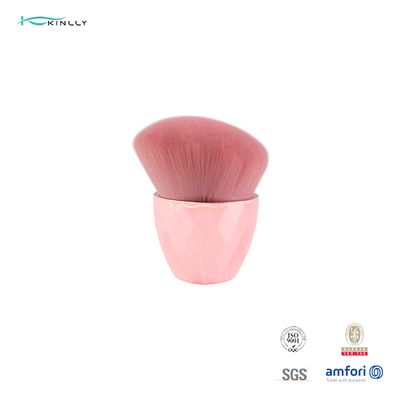 Różowe włosy syntetyczne Indywidualne pędzle do makijażu z plastikową tubką