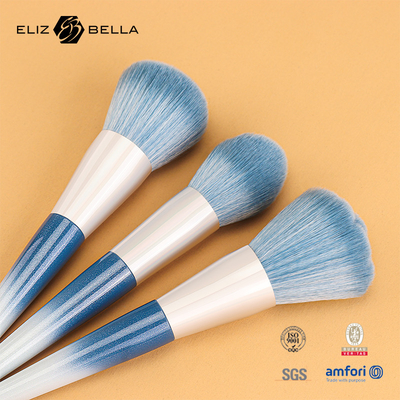 10pcs Synthetic Hair Plastic Handle Makeup Brush Set ,Luxury Personalized Make Up Brush Set ,OEM Orders Are Welcome