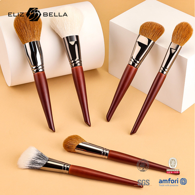 23pcs Wooden Handle Makeup Brush Fashionable Cosmetics , Customized Design Cosmetic Makeup Artist Kits