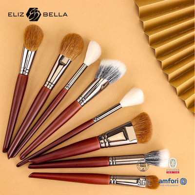 23pcs Wooden Handle Makeup Brush Fashionable Cosmetics , Customized Design Cosmetic Makeup Artist Kits