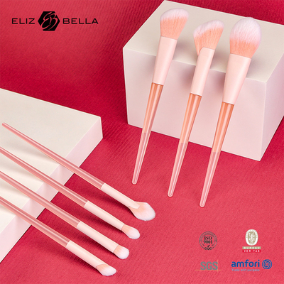 10pcs Professional China OEM Cosmetic Brush Set Factory, Plastic Handle Makeup Brush Set Wholesale Price