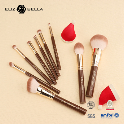 Zestaw szczotki do makijażu podróżnego używany z BLUSHER, CONCEALER, ołówkiem do brwi, Eyeliner, Zamówienia OEM / ODM mile widziane